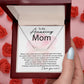 To My Amazing Mom - Thank You For All custom name necklace
