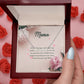Pink Modern Mother's Day (Card (Landscape)) (1000 × 1000 px) custom name necklace