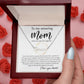 To My Amazing Mom - When We Can_t be Together custom name necklace