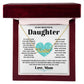 To My Beautiful Daughter custom name necklace