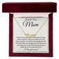 ThankYou Mom - You_re The World custom name necklace