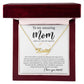 To My Amazing Mom - When We Can_t be Together custom name necklace