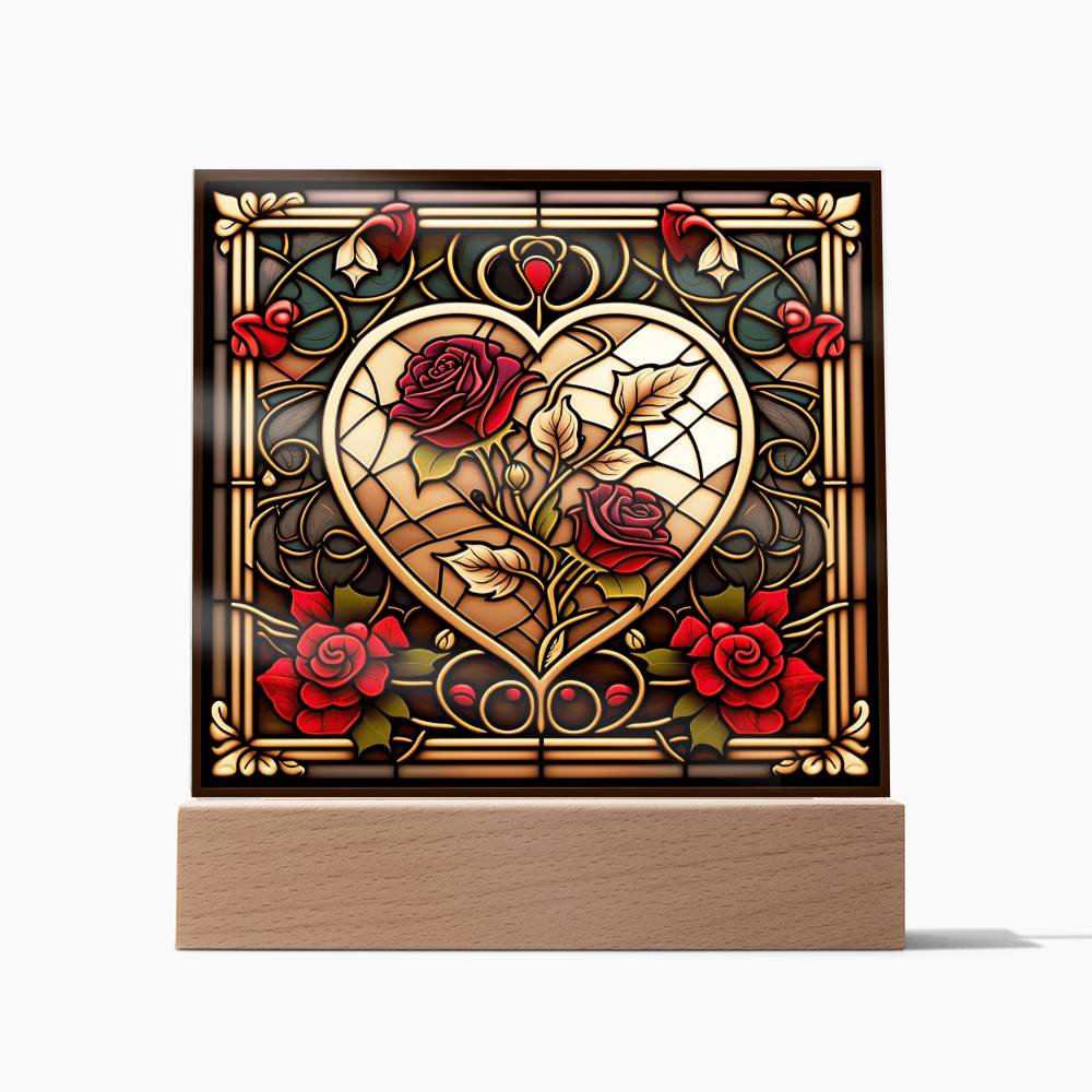 Soulmate Heart-Acrylic Square