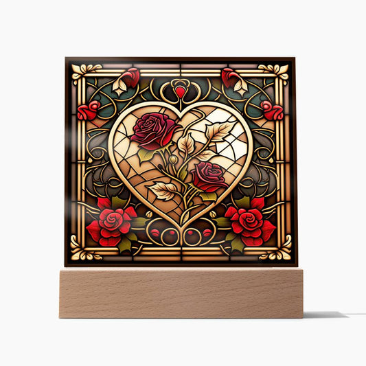 Soulmate Heart-Acrylic Square