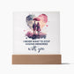 Memories With You acrylic square
