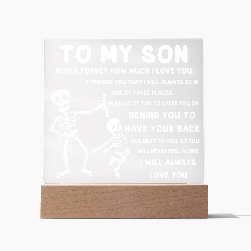 Son-Three Places-Acrylic Square
