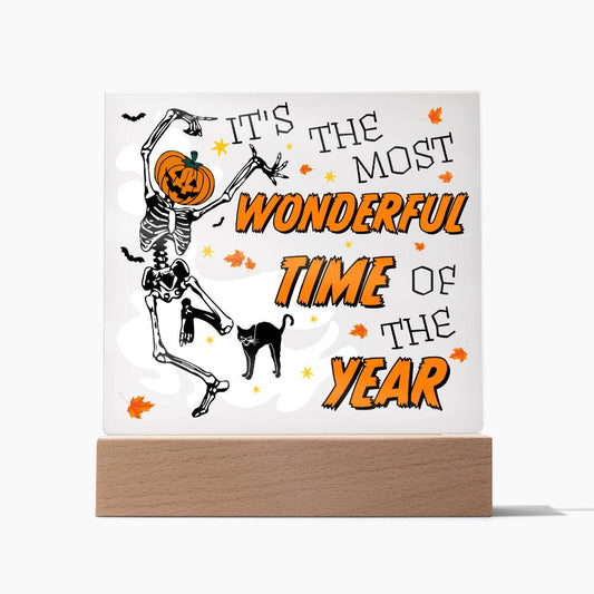 Halloween-Wonderful Time-Acrylic Square