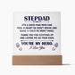 Stepdad acrylic square