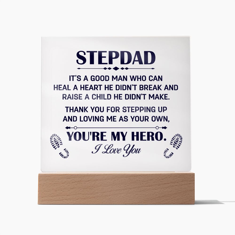 Stepdad acrylic square