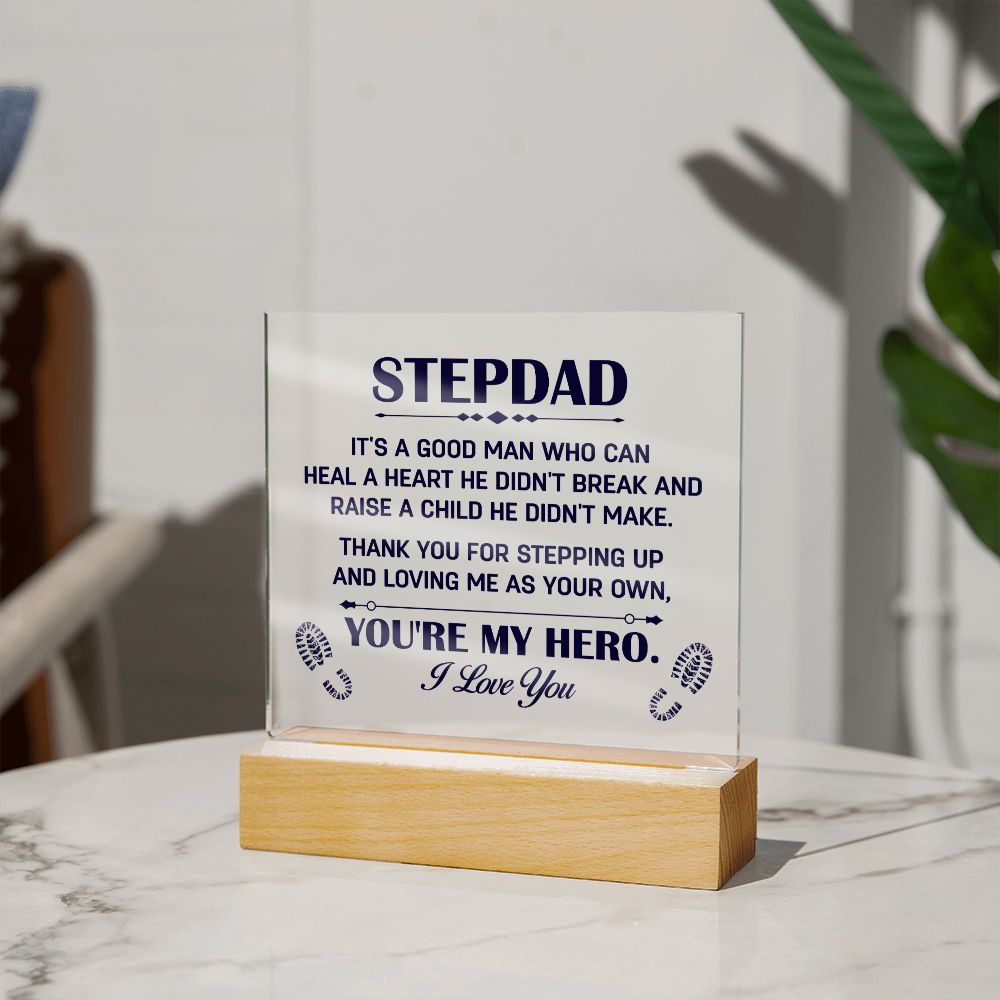 Stepdad acrylic square