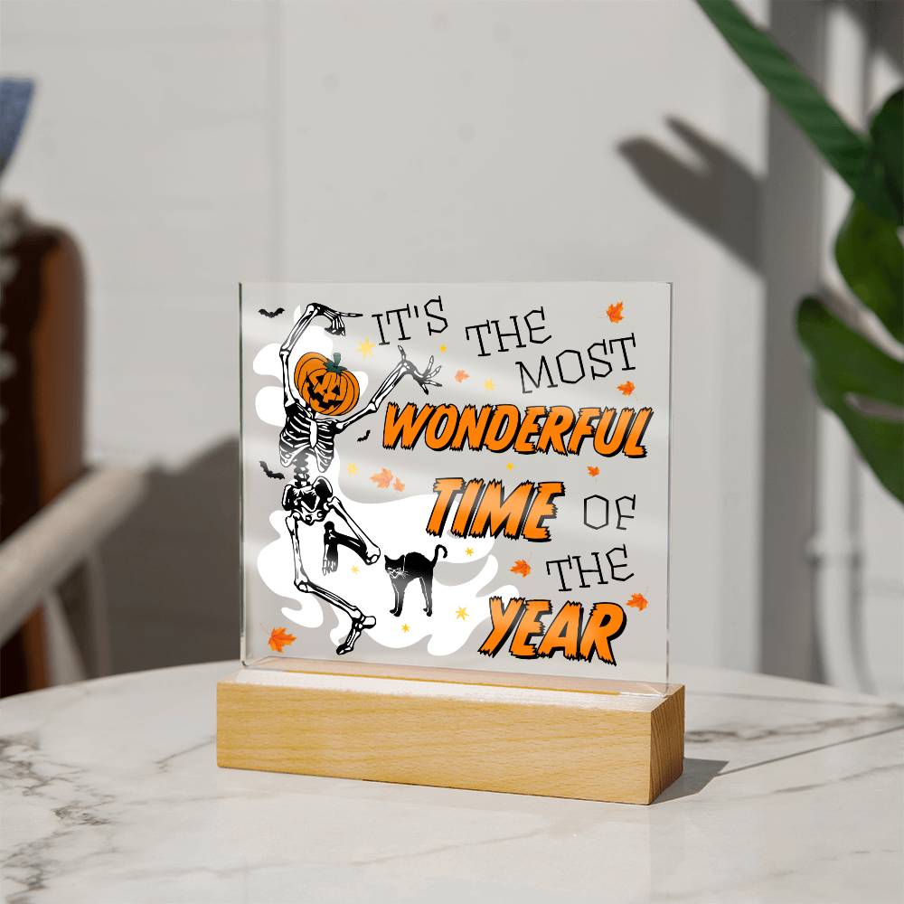 Halloween-Wonderful Time-Acrylic Square