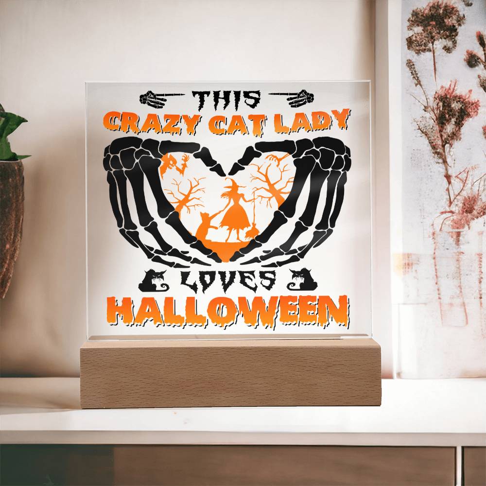 Crazy Cat Lady-Acrylic Square