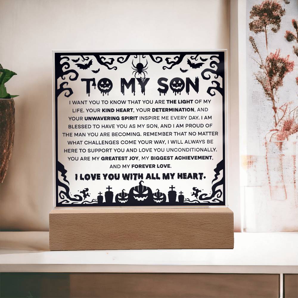 Son-Proudest Achievement-Acrylic Square