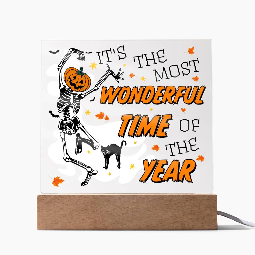 Halloween-Wonderful Time-Acrylic Square