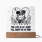 Halloween-My Heart-Acrylic Square