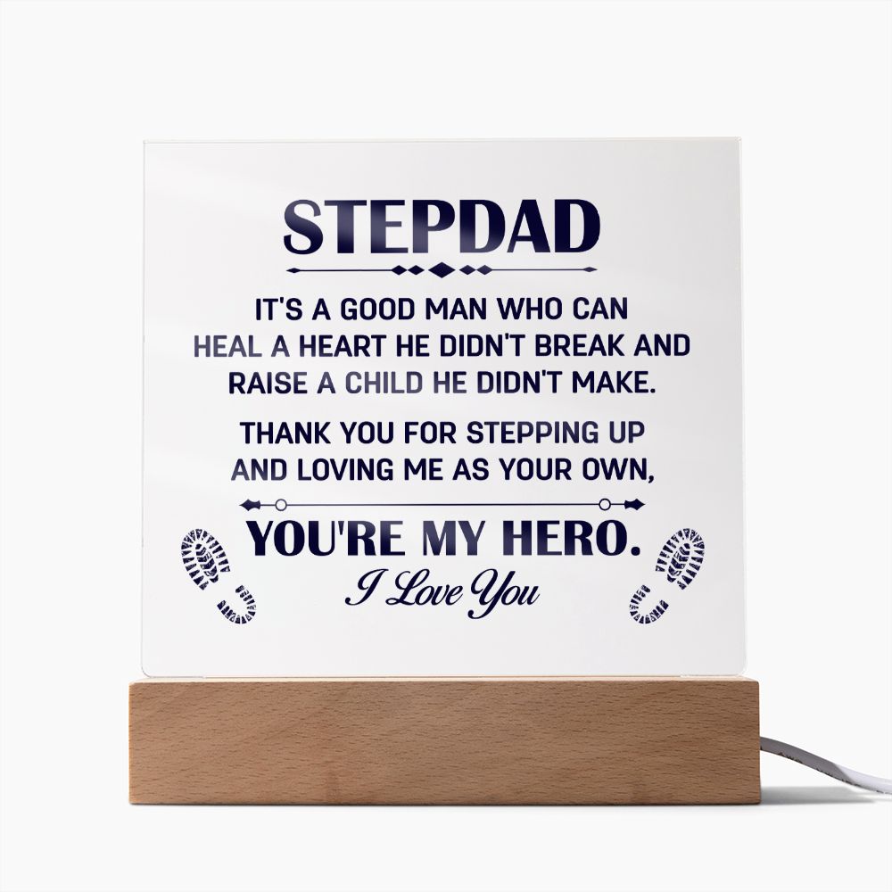 Stepdad acrylic square