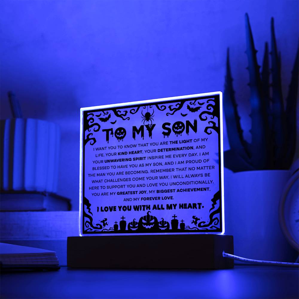 Son-Proudest Achievement-Acrylic Square