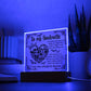 Soulmate-Never Stop Loving-Acrylic Square