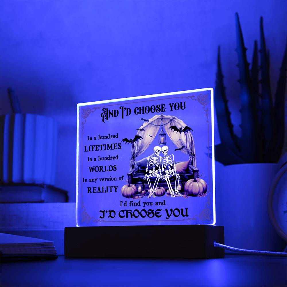 Halloween-I Choose You-Acrylic Square