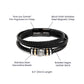 To My Daddy - You Mean The World Love You Forever Bracelet