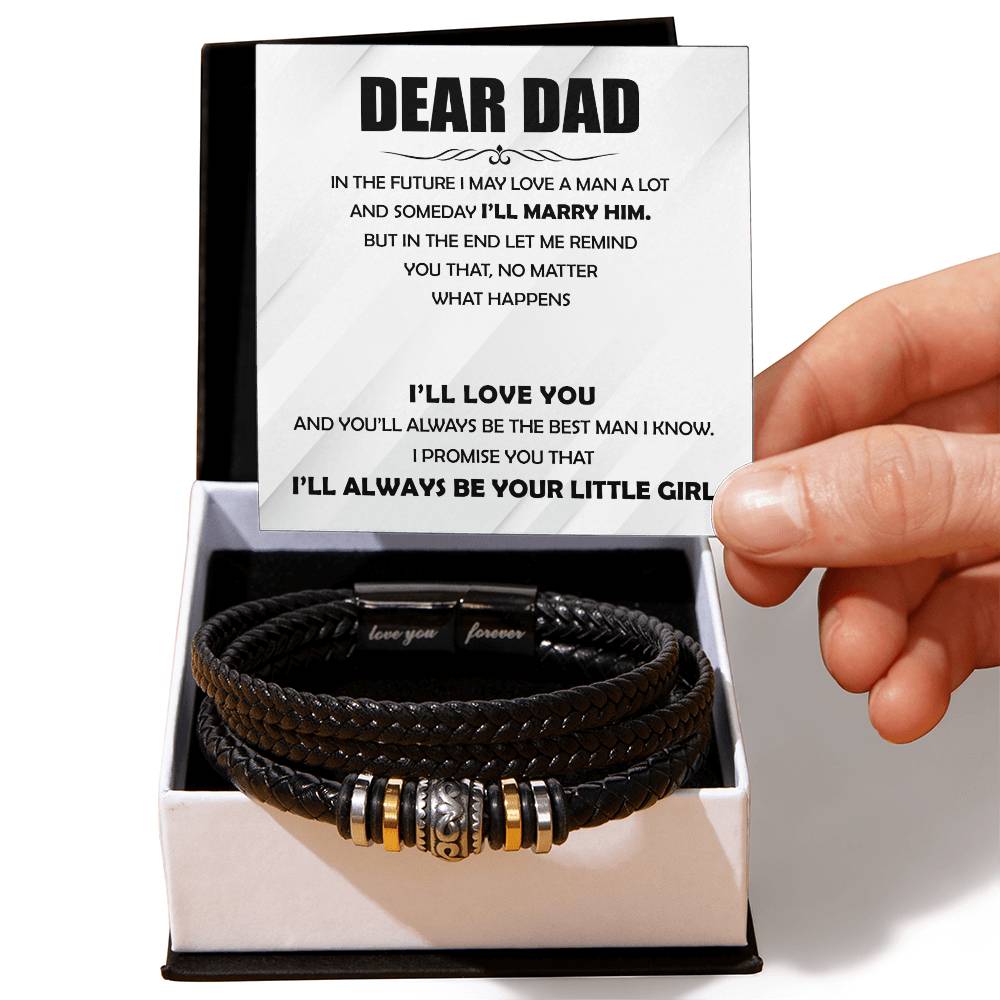 Dear Dad - The Best Man Love You Forever Bracelet