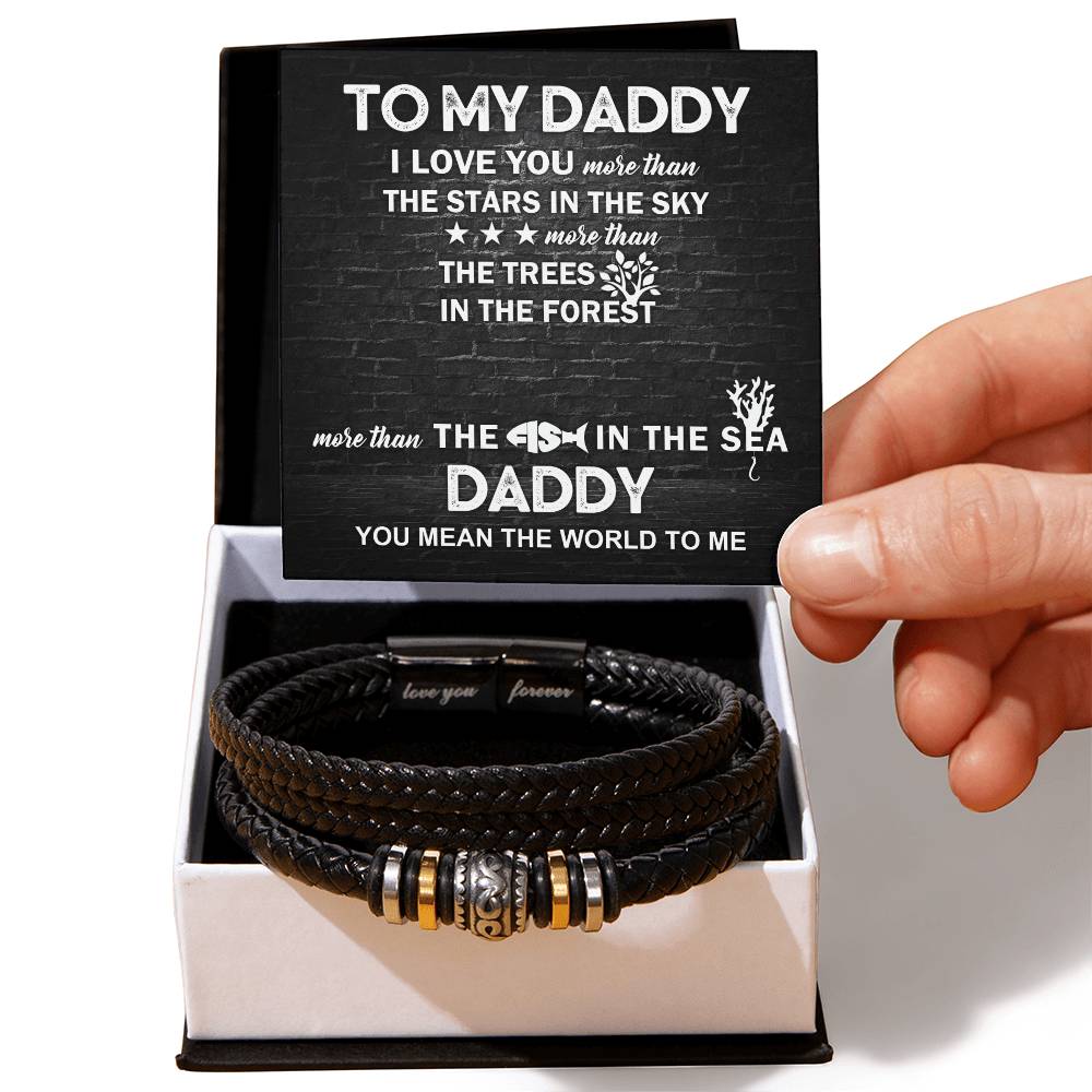 Daddy - I Love You Love You Forever Bracelet