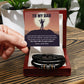 My Dad - Your Guiding Hand Love You Forever Bracelet