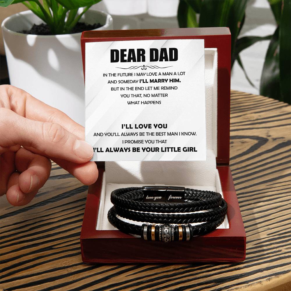 Dear Dad - The Best Man Love You Forever Bracelet