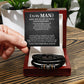 To My Man - Always Remember Love You Forever Bracelet