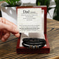 Dad Noun Love You Forever Bracelet