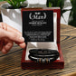 To My Man - Promise Necklace Love You Forever Bracelet