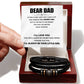 Dear Dad - The Best Man Love You Forever Bracelet