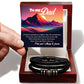 Father and Mountains Love You Forever Bracelet