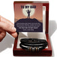 My Dad - Your Guiding Hand Love You Forever Bracelet