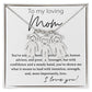 To my loving Mom