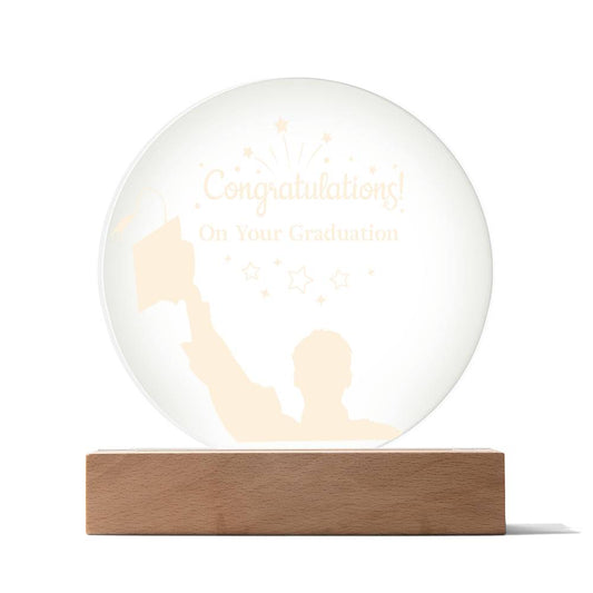 Congratulations On Your Graduation Acrylic Circle