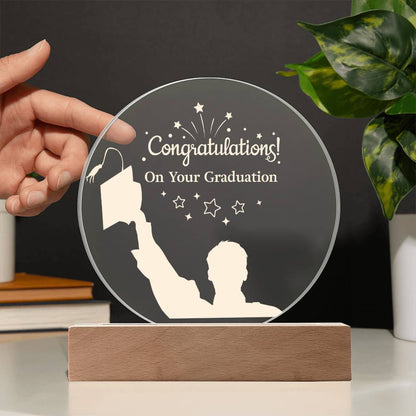 Congratulations On Your Graduation Acrylic Circle