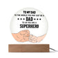 Dad - SuperHero Acrylic Circle