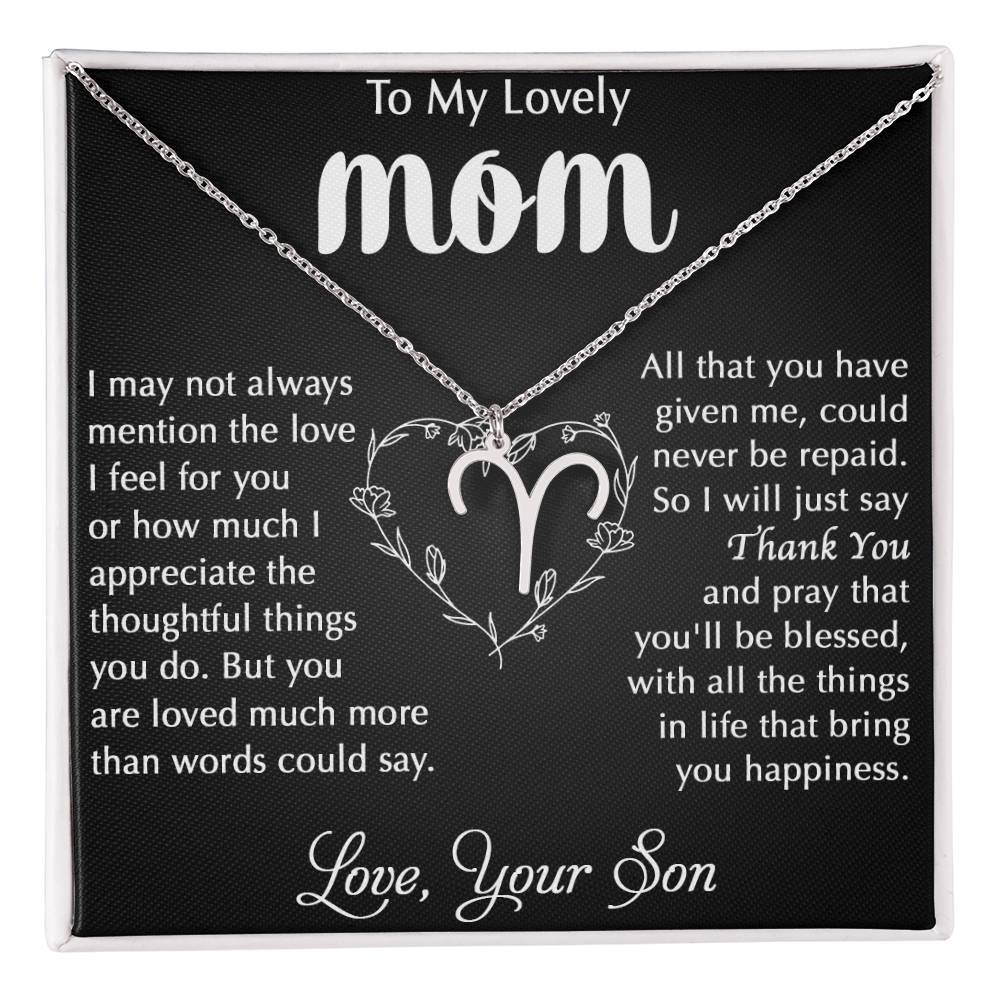 My Lovely Mom - I Appreciate The Thoughtful Things You Do