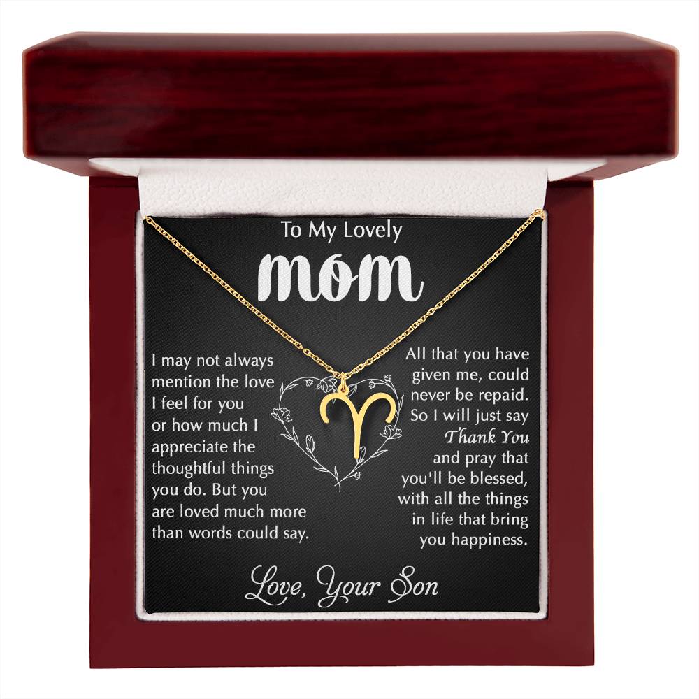 My Lovely Mom - I Appreciate The Thoughtful Things You Do
