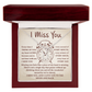 i miss you