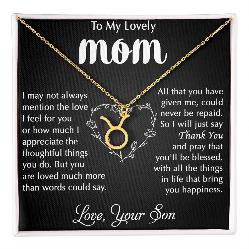 My Lovely Mom - I Appreciate The Thoughtful Things You Do