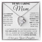 to my caring mom- forever necklace