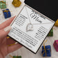 to my caring mom- forever necklace