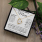 to my caring mom- forever necklace