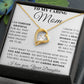 to my caring mom- forever necklace