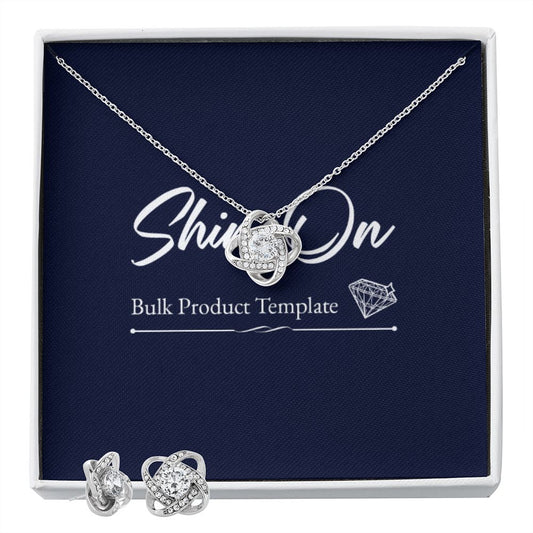 Love Knot and Earring set|Mom