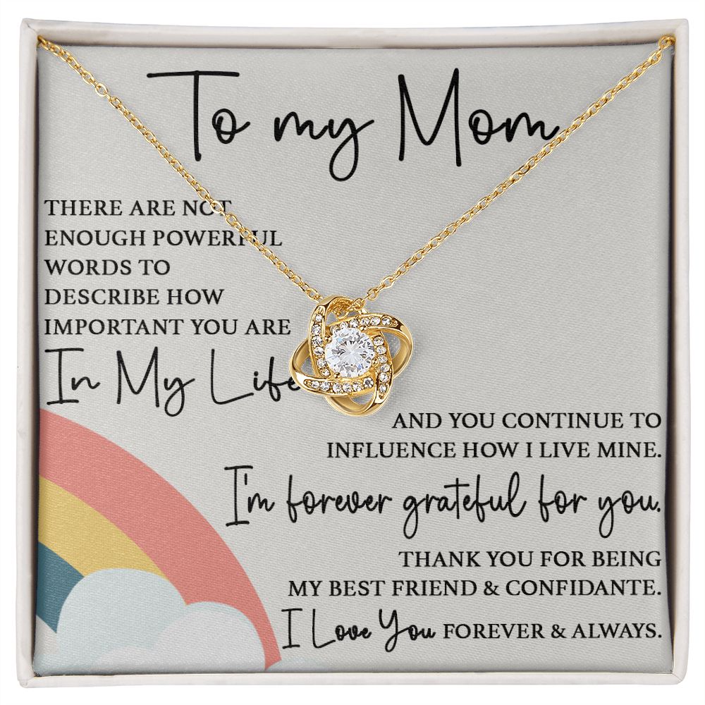 To My Mom - forever grateful