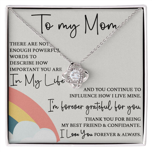 To My Mom - forever grateful