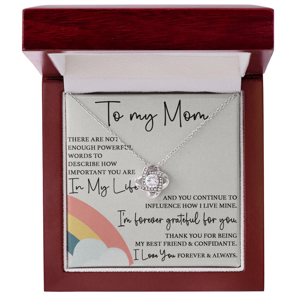 To My Mom - forever grateful